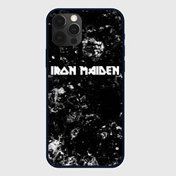 Чехол для iPhone 12 Pro Max Iron Maiden black ice, цвет: 3D-черный
