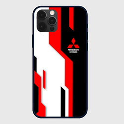 Чехол для iPhone 12 Pro Max Mitsubishi red uniform, цвет: 3D-черный