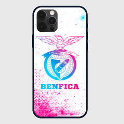 Чехол iPhone 12 Pro Max Benfica neon gradient style