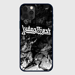 Чехол для iPhone 12 Pro Max Judas Priest black graphite, цвет: 3D-черный