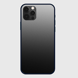 Чехол для iPhone 12 Pro Max От серого к черному оттенки серого, цвет: 3D-черный