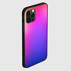 Чехол для iPhone 12 Pro Max Gradient 8-bit, цвет: 3D-черный — фото 2