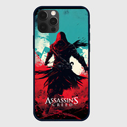Чехол для iPhone 12 Pro Max Assassins creed ясное небо, цвет: 3D-черный