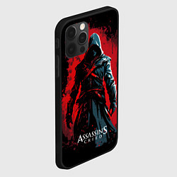 Чехол для iPhone 12 Pro Max Assassins creed выход из темноты, цвет: 3D-черный — фото 2