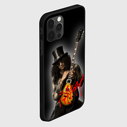 Чехол для iPhone 12 Pro Max Slash музыкант группы Guns N Roses, цвет: 3D-черный — фото 2