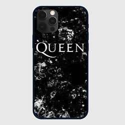 Чехол для iPhone 12 Pro Max Queen black ice, цвет: 3D-черный