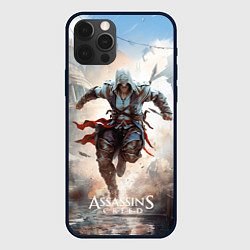 Чехол для iPhone 12 Pro Max Assassins creed паркур, цвет: 3D-черный