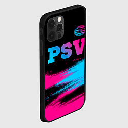 Чехол для iPhone 12 Pro Max PSV - neon gradient посередине, цвет: 3D-черный — фото 2