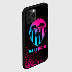 Чехол для iPhone 12 Pro Max Valencia - neon gradient, цвет: 3D-черный — фото 2