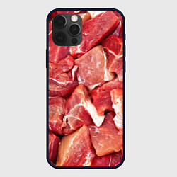 Чехол для iPhone 12 Pro Max Куски мяса, цвет: 3D-черный