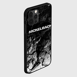 Чехол для iPhone 12 Pro Max Nickelback black graphite, цвет: 3D-черный — фото 2