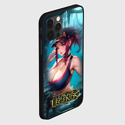 Чехол для iPhone 12 Pro Max League Of Legends Akali Kda, цвет: 3D-черный — фото 2