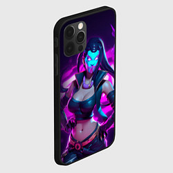 Чехол для iPhone 12 Pro Max League of Legends Kaisa Kda style, цвет: 3D-черный — фото 2