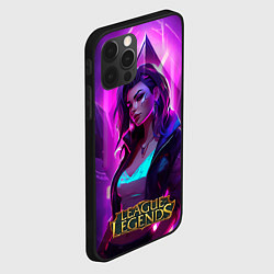 Чехол для iPhone 12 Pro Max League of Legends Kaisa Kda style, цвет: 3D-черный — фото 2