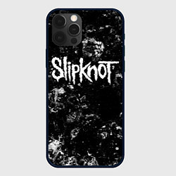 Чехол для iPhone 12 Pro Max Slipknot black ice, цвет: 3D-черный