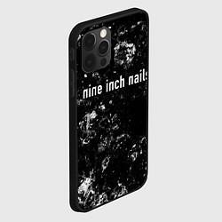 Чехол для iPhone 12 Pro Max Nine Inch Nails black ice, цвет: 3D-черный — фото 2