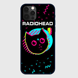 Чехол для iPhone 12 Pro Max Radiohead - rock star cat, цвет: 3D-черный
