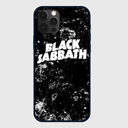 Чехол для iPhone 12 Pro Max Black Sabbath black ice, цвет: 3D-черный
