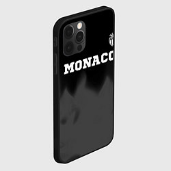 Чехол для iPhone 12 Pro Max Monaco sport на темном фоне посередине, цвет: 3D-черный — фото 2