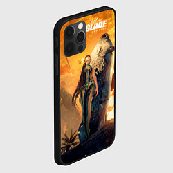 Чехол для iPhone 12 Pro Max Ева и капсула stellar blade, цвет: 3D-черный — фото 2