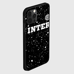 Чехол для iPhone 12 Pro Max Inter sport на темном фоне посередине, цвет: 3D-черный — фото 2