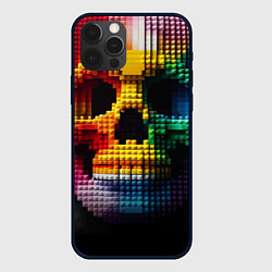 Чехол для iPhone 12 Pro Max Lego skull fantasy - ai art, цвет: 3D-черный