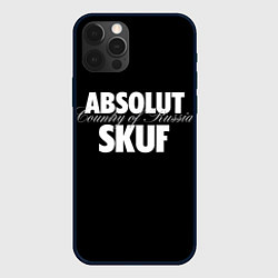 Чехол для iPhone 12 Pro Max Skuf absolut, цвет: 3D-черный