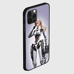 Чехол для iPhone 12 Pro Max Barbie cyberpunk - ai art fantasy, цвет: 3D-черный — фото 2