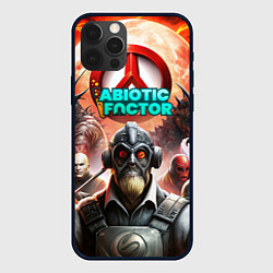 Чехол для iPhone 12 Pro Max Abiotic Factor атомные монстры, цвет: 3D-черный