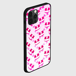 Чехол для iPhone 12 Pro Max Marshmello pink colors, цвет: 3D-черный — фото 2