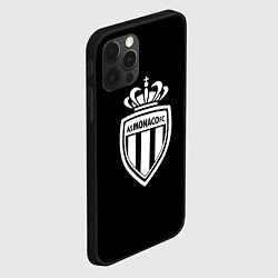 Чехол для iPhone 12 Pro Max Monaco fc club sport, цвет: 3D-черный — фото 2