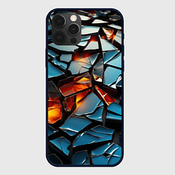 Чехол для iPhone 12 Pro Max Объемные стекляшки, цвет: 3D-черный