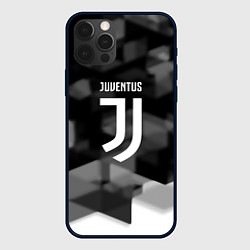 Чехол для iPhone 12 Pro Max Juventus geometry fc, цвет: 3D-черный