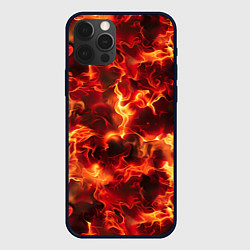 Чехол для iPhone 12 Pro Max Огненный элементаль, цвет: 3D-черный