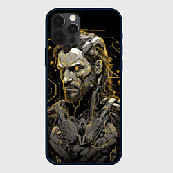 Чехол для iPhone 12 Pro Max Venom Snake cyber Metal gear game, цвет: 3D-черный