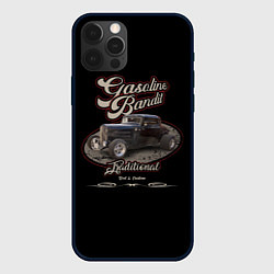 Чехол для iPhone 12 Pro Max Хотрод Gasoline bandit, цвет: 3D-черный