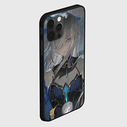 Чехол для iPhone 12 Pro Max Honkai Star Rail Jingliu white, цвет: 3D-черный — фото 2