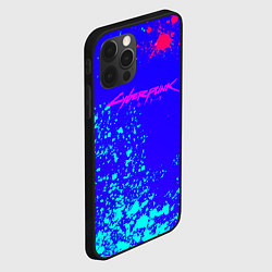 Чехол для iPhone 12 Pro Max Cyberpunk neon steel, цвет: 3D-черный — фото 2