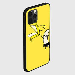 Чехол для iPhone 12 Pro Max Банановый стриптиз, цвет: 3D-черный — фото 2