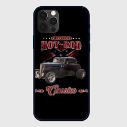 Чехол для iPhone 12 Pro Max Классический хот-род, цвет: 3D-черный