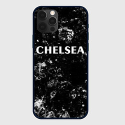 Чехол для iPhone 12 Pro Max Chelsea black ice, цвет: 3D-черный