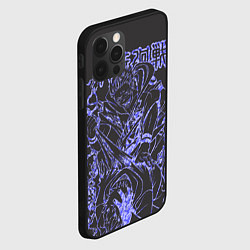 Чехол для iPhone 12 Pro Max Магическая битва Сукуна молнии, цвет: 3D-черный — фото 2