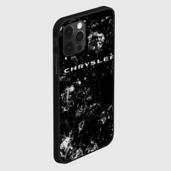Чехол для iPhone 12 Pro Max Chrysler black ice, цвет: 3D-черный — фото 2