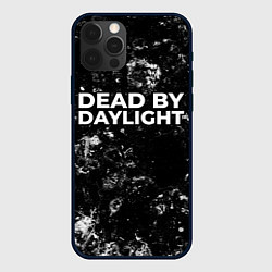 Чехол для iPhone 12 Pro Max Dead by Daylight black ice, цвет: 3D-черный