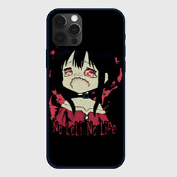 Чехол для iPhone 12 Pro Max No loli No life, цвет: 3D-черный