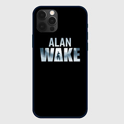 Чехол для iPhone 12 Pro Max Алан Вейк лого, цвет: 3D-черный