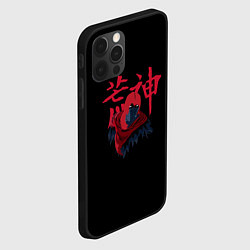 Чехол для iPhone 12 Pro Max Aragami logo ninja, цвет: 3D-черный — фото 2