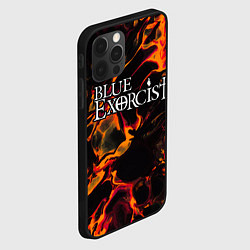 Чехол для iPhone 12 Pro Max Blue Exorcist red lava, цвет: 3D-черный — фото 2
