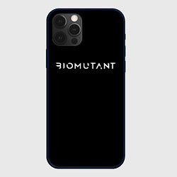 Чехол для iPhone 12 Pro Max Biomutant logo, цвет: 3D-черный