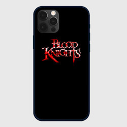 Чехол для iPhone 12 Pro Max Blood Knights logo rpg, цвет: 3D-черный